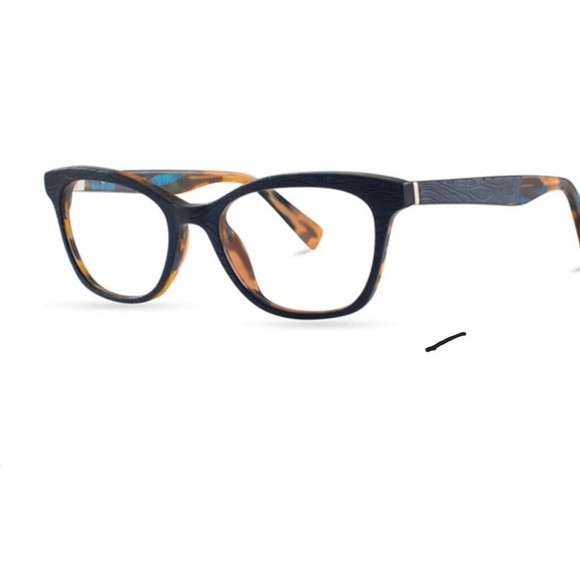 Womens Seraphin Designer Cat Eyeglasses Frames And Case 51-18-140 Never Worn main image 6